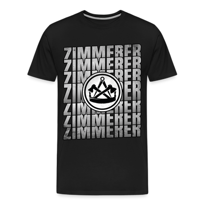 Zimmerer Premium T-Shirt - Schwarz