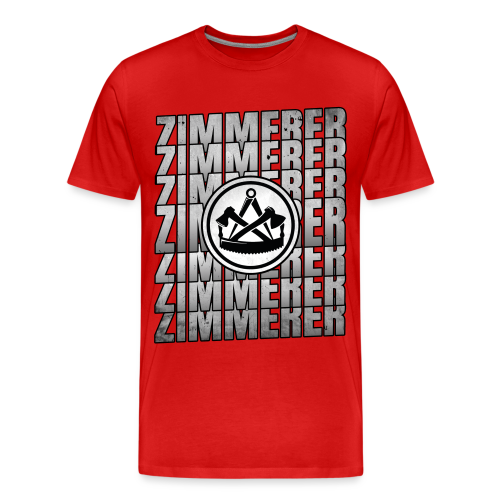 Zimmerer Premium T-Shirt - Rot