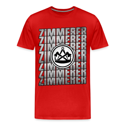 Zimmerer Premium T-Shirt - Rot