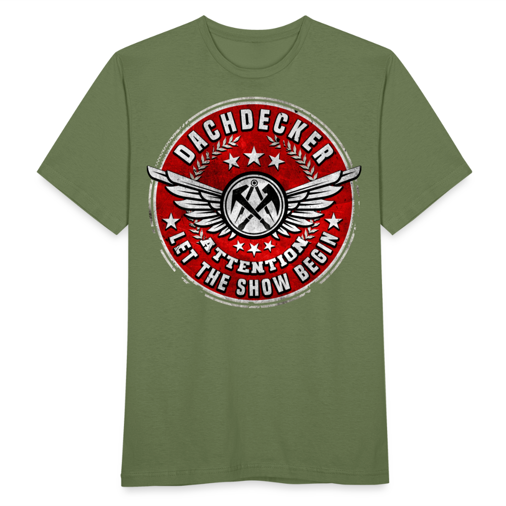 Dachdecker Premium T-Shirt - Militärgrün